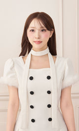 モデル：156cm（着用サイズ：FREE　着用カラー：IVO）