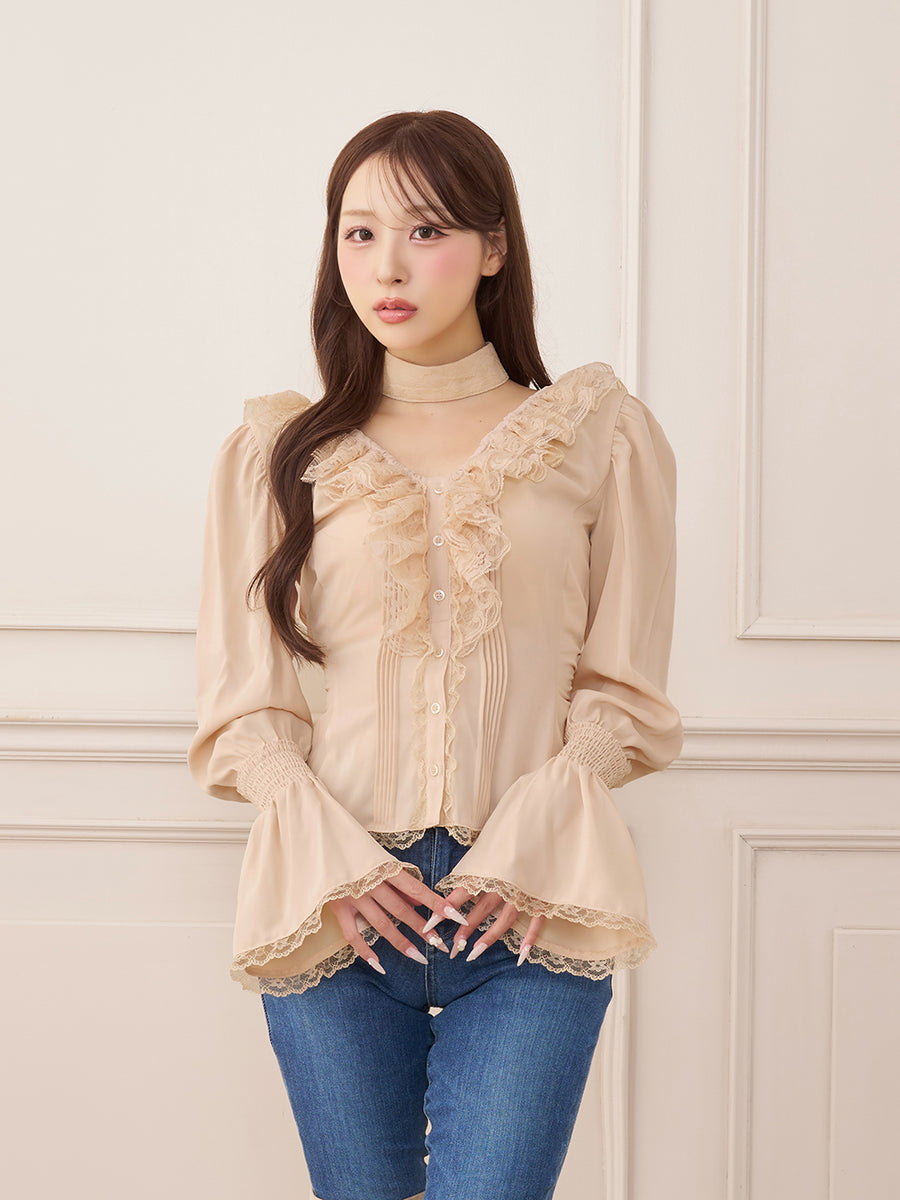 モデル：156cm（着用サイズ：FREE　着用カラー：BEG）