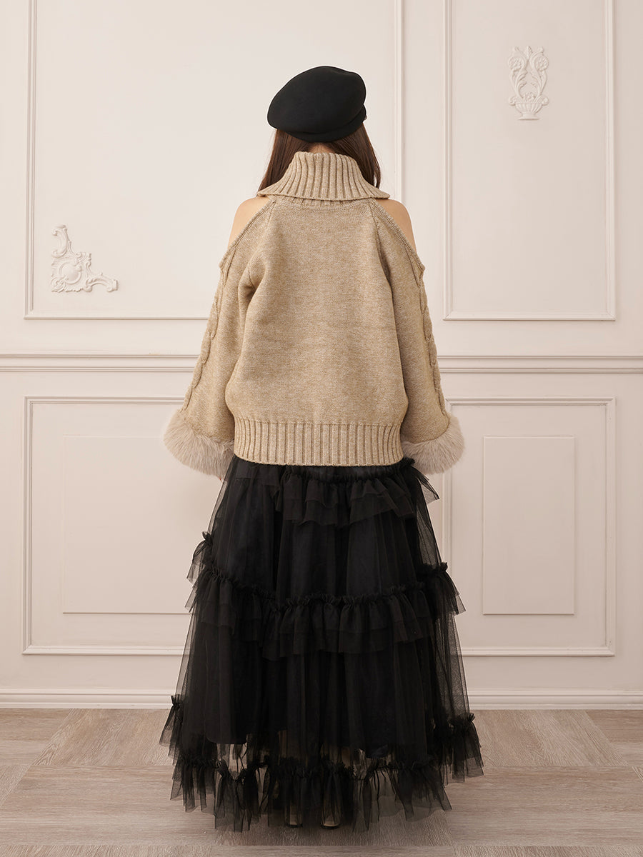 モデル：156cm（着用サイズ：FREE　着用カラー：BEG）