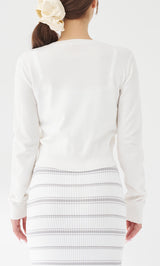 モデル：156cm（着用サイズ：FREE　着用カラー：WHT）