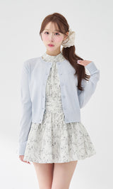 モデル：156cm（着用サイズ：FREE　着用カラー：SAX）