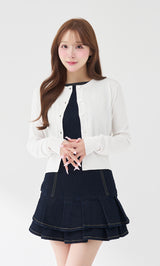 モデル：156cm（着用サイズ：FREE　着用カラー：WHT）