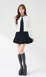 モデル：156cm（着用サイズ：FREE　着用カラー：WHT）