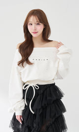 モデル：156cm（着用サイズ：FREE　着用カラー：WHT）