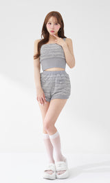 モデル：156cm（着用サイズ：FREE　着用カラー：GRY）