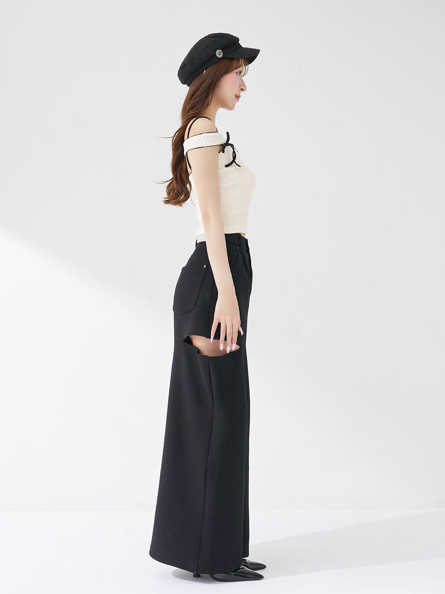 モデル：156cm（着用サイズ：FREE　着用カラー：WHT）