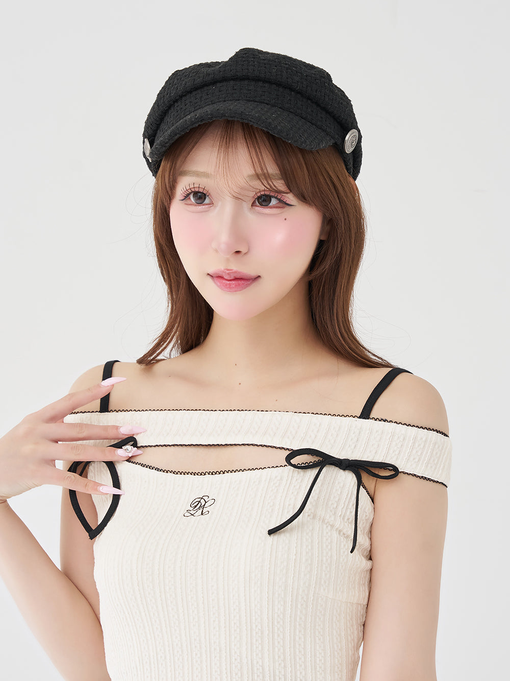 シグネチャーDRオフショルリボントップス