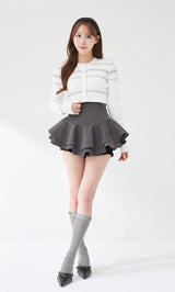 モデル：156cm（着用サイズ：S　着用カラー：GRY）