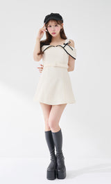 モデル：156cm（着用サイズ：FREE　着用カラー：WHT）