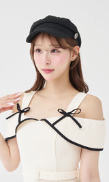 モデル：156cm（着用サイズ：FREE　着用カラー：WHT）