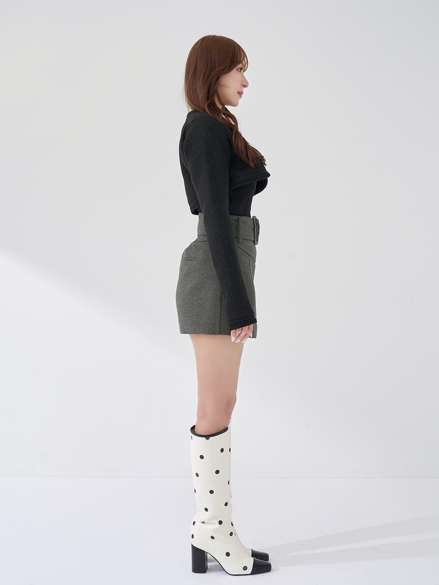 モデル：156cm（着用サイズ：FREE　着用カラー：GRY）