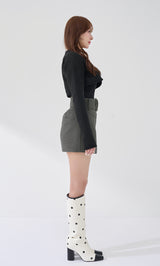 モデル：156cm（着用サイズ：FREE　着用カラー：GRY）