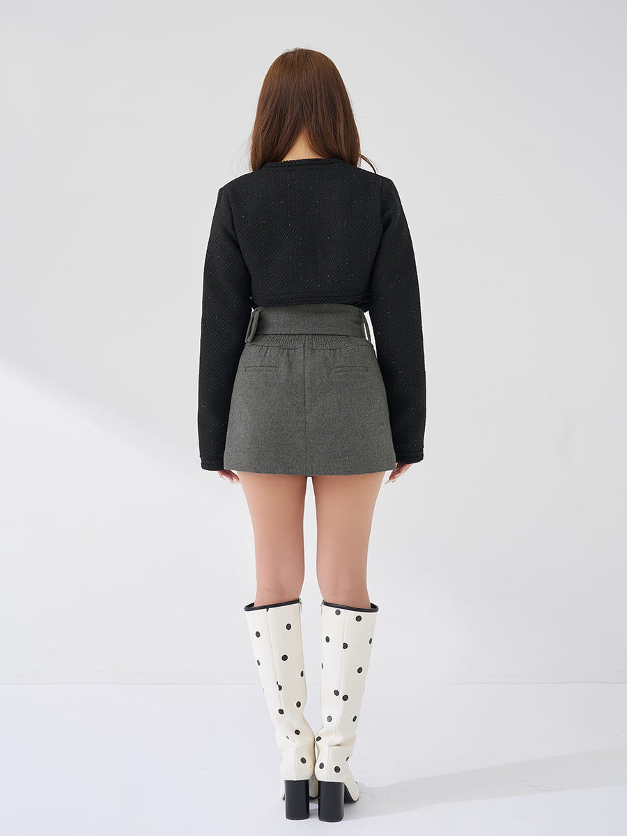 モデル：156cm（着用サイズ：FREE　着用カラー：GRY）