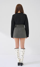 モデル：156cm（着用サイズ：FREE　着用カラー：GRY）