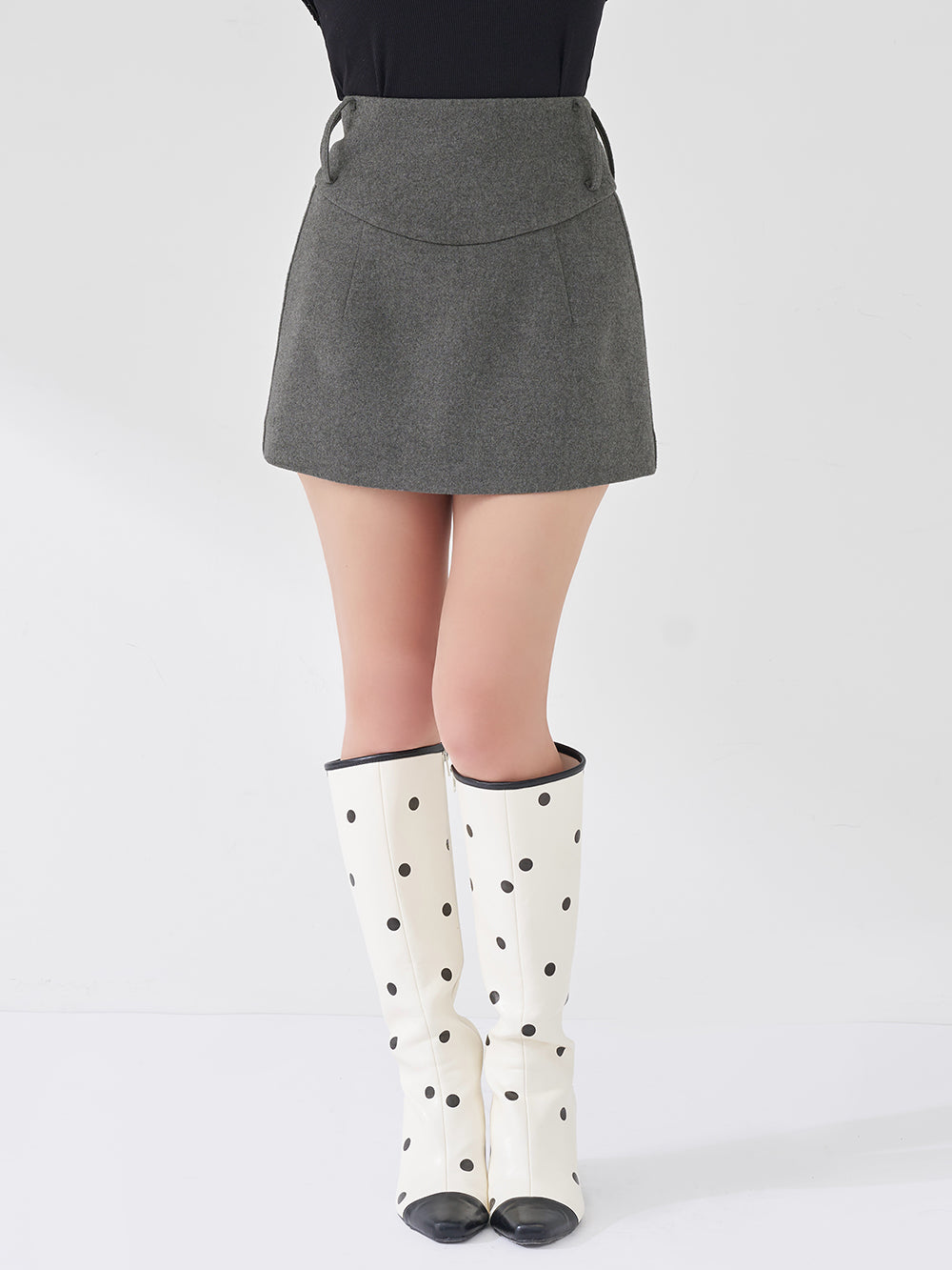 モデル：156cm（着用サイズ：FREE　着用カラー：GRY）