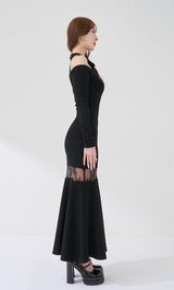 ポイントレースカットロングワンピース – Darich (ダーリッチ)