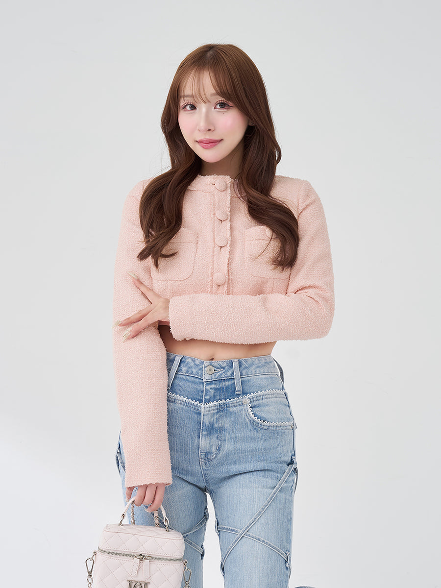 モデル：156cm（着用サイズ：FREE　着用カラー：PNK）