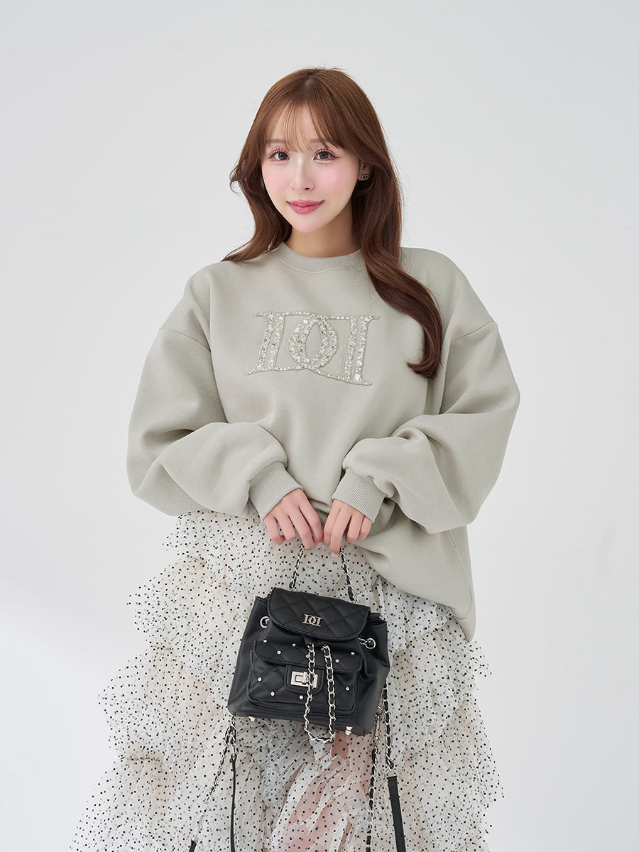 モデル：156cm（着用サイズ：FREE　着用カラー：GRY）