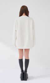 モデル：156cm（着用サイズ：FREE　着用カラー：WHT）