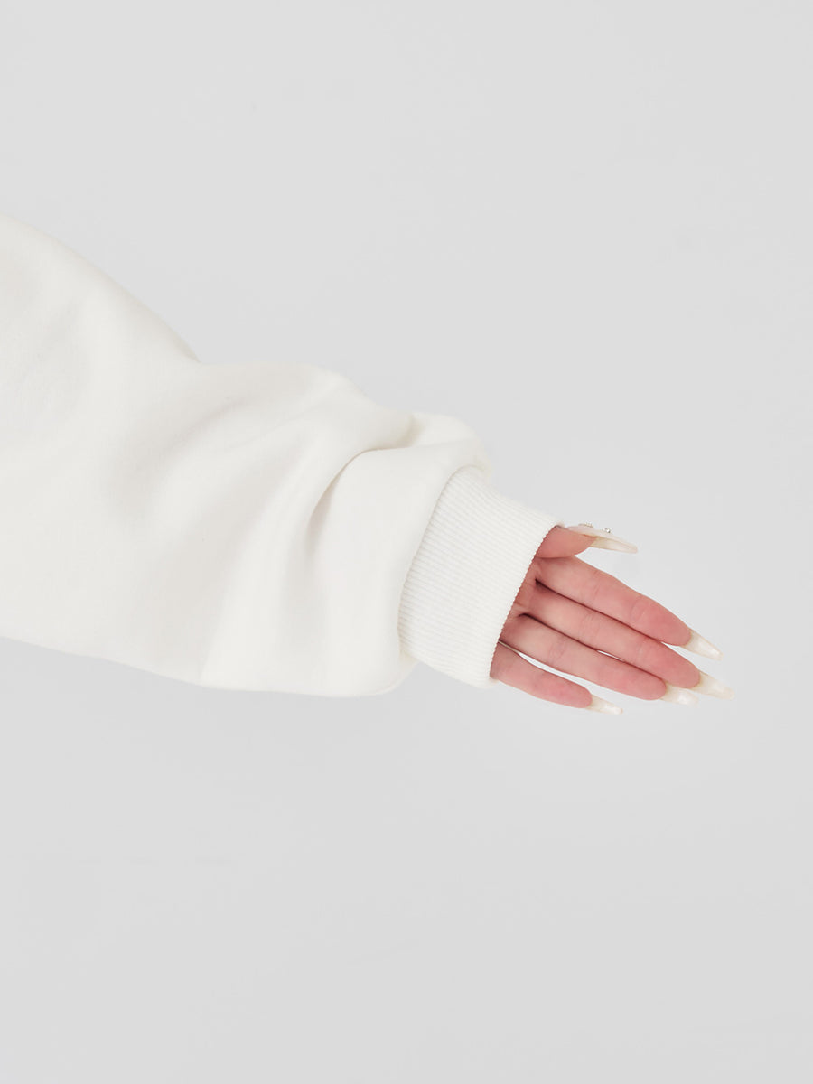 モデル：156cm（着用サイズ：FREE　着用カラー：WHT）