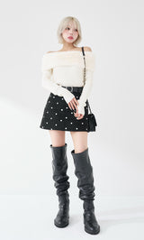 サイズ：FREE　カラー：BLK