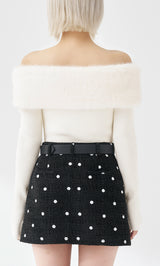 モデル：155cm（着用サイズ：FREE　着用カラー：WHT）