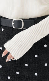 モデル：155cm（着用サイズ：FREE　着用カラー：WHT）