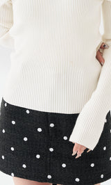 モデル：155cm（着用サイズ：FREE　着用カラー：WHT）