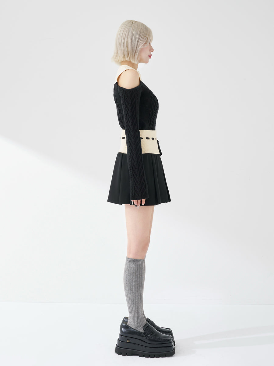 モデル：155m（着用サイズ：FREE　着用カラー：BLK）