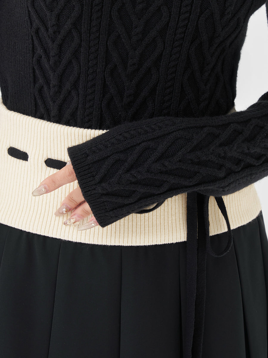 モデル：155m（着用サイズ：FREE　着用カラー：BLK）