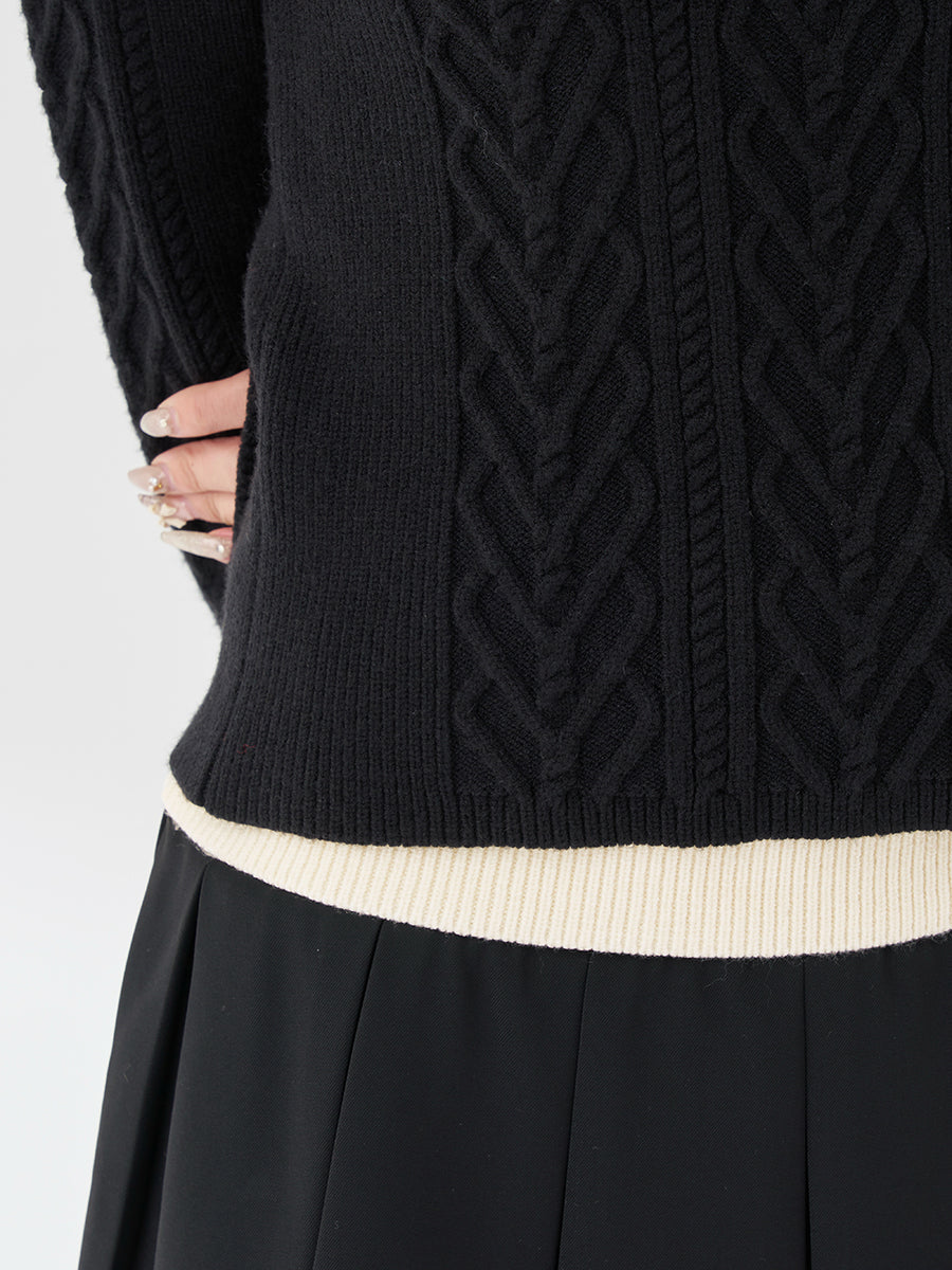 モデル：155m（着用サイズ：FREE　着用カラー：BLK）