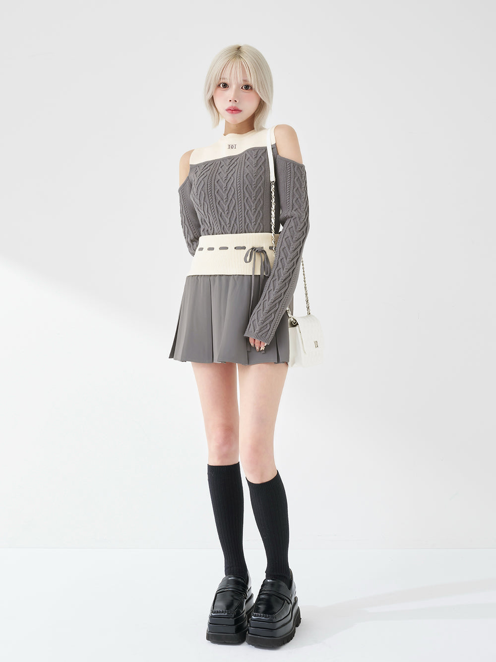 サイズ：FREE　カラー：WHT