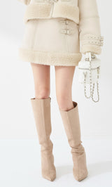 モデル：155cm（着用サイズ：S　着用カラー：IVO）