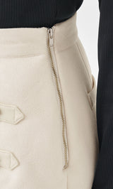 モデル：155cm（着用サイズ：S　着用カラー：IVO）