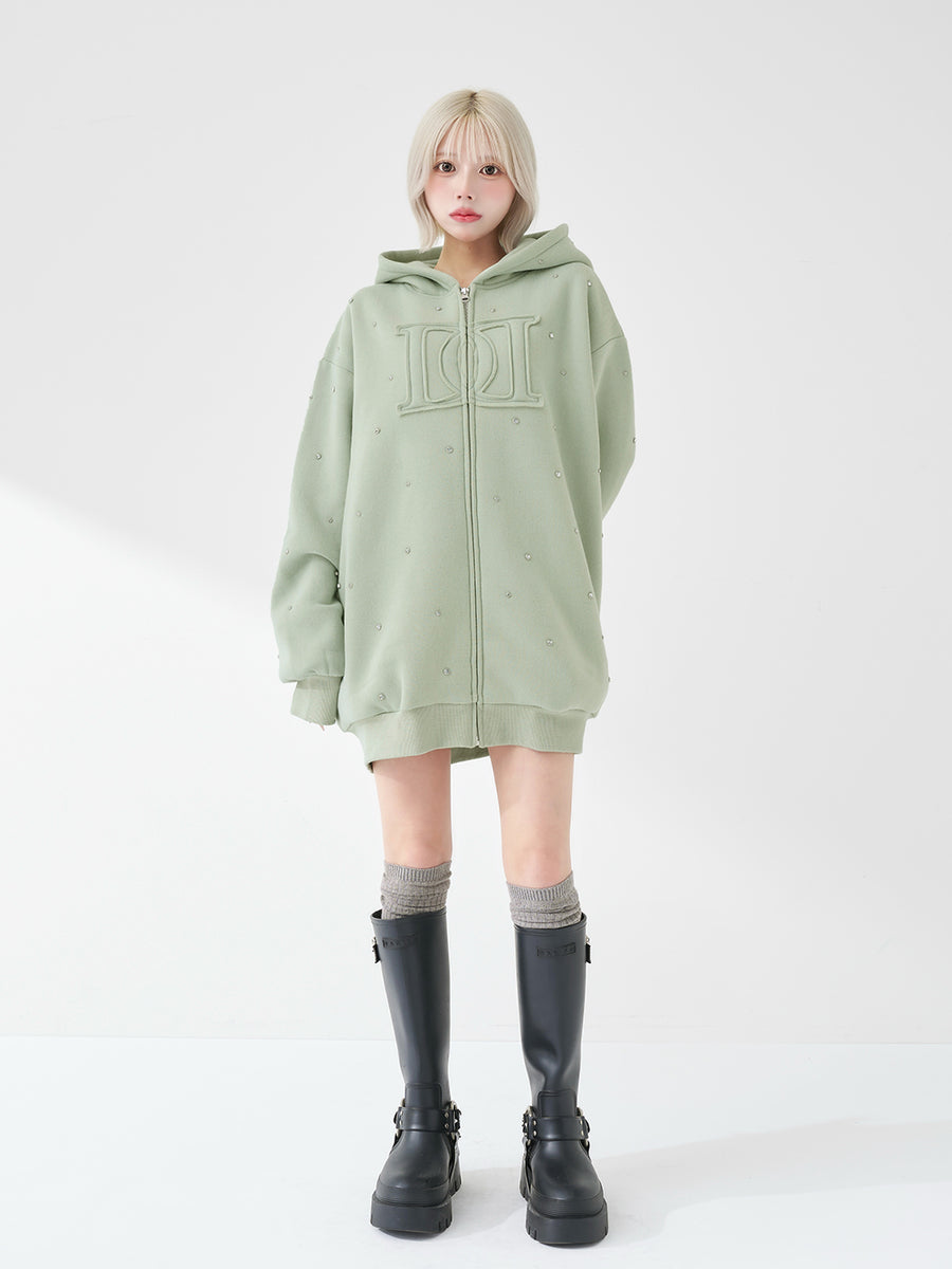 モデル：155cm（着用サイズ：FREE　着用カラー：MNT）