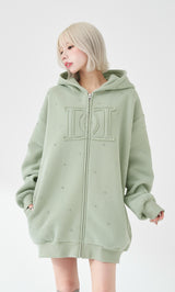 モデル：155cm（着用サイズ：FREE　着用カラー：MNT）