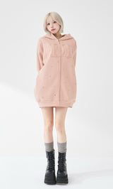 モデル：155cm（着用サイズ：FREE　着用カラー：PNK）