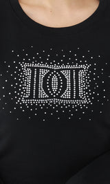 モデル：155cm（着用サイズ：FREE　着用カラー：BLK）