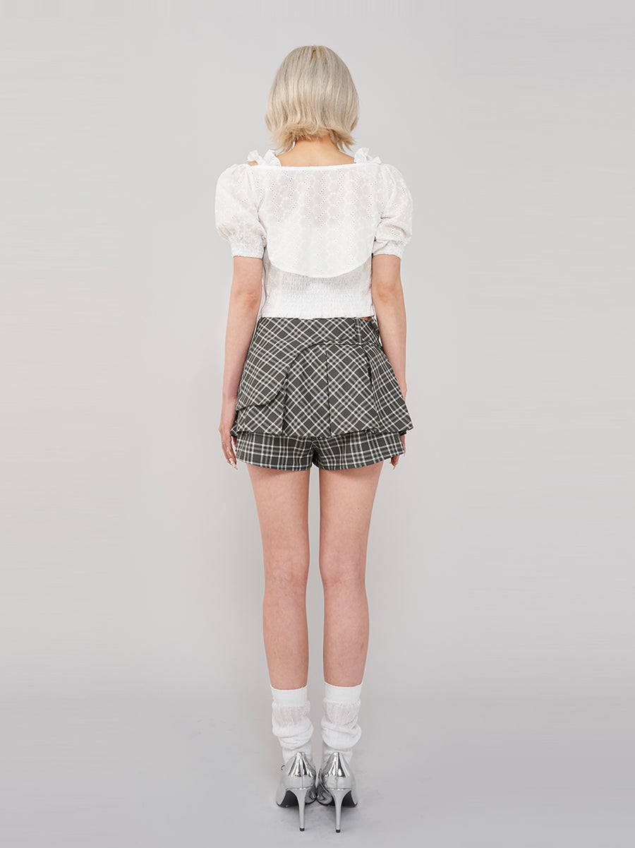 モデル：155cm（着用サイズ：S　着用カラー：GRY）