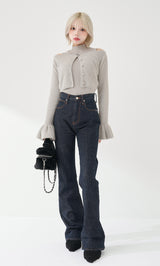 モデル：155cm（着用サイズ：FREE　着用カラー：GRY）