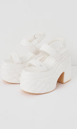 Darich ダーリッチ キルティングソールサンダル M WHT キルティングソールサンダル – Darich