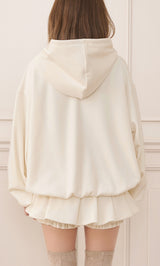 モデル：158cm（着用サイズ：FREE　着用カラー：WHT）