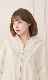 モデル：158cm（着用サイズ：FREE　着用カラー：WHT）