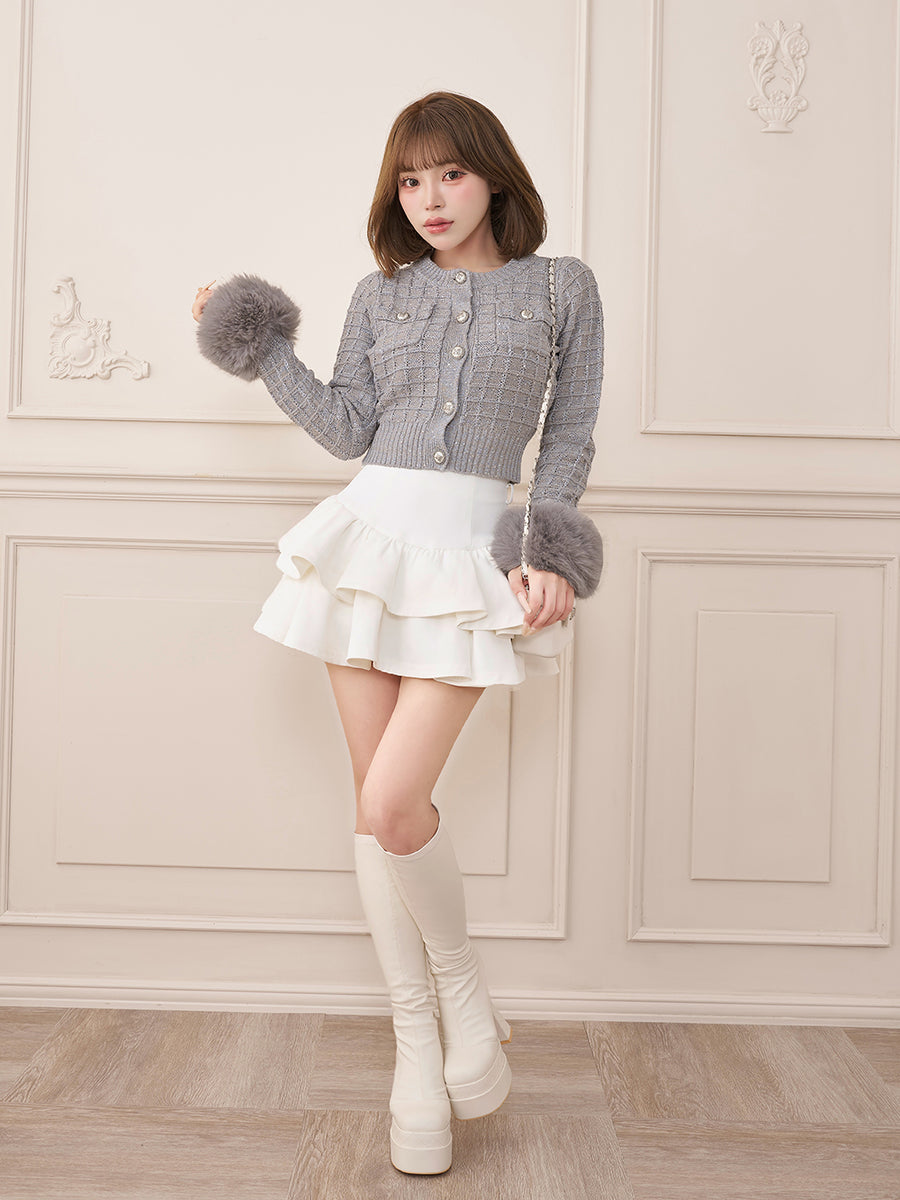モデル：158cm（着用サイズ：FREE　着用カラー：GRY）