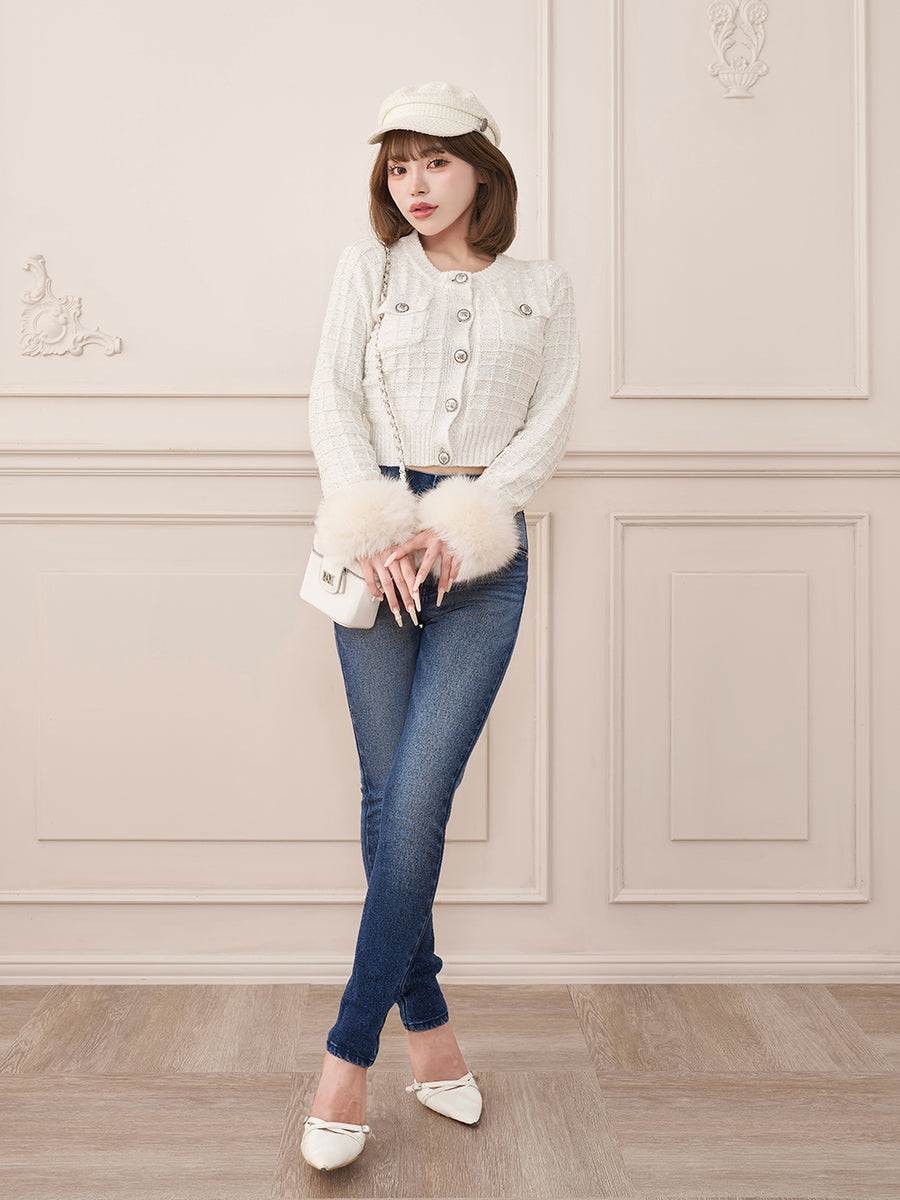 モデル：158cm（着用サイズ：FREE　着用カラー：WHT）