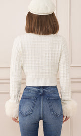 モデル：158cm（着用サイズ：FREE　着用カラー：WHT）