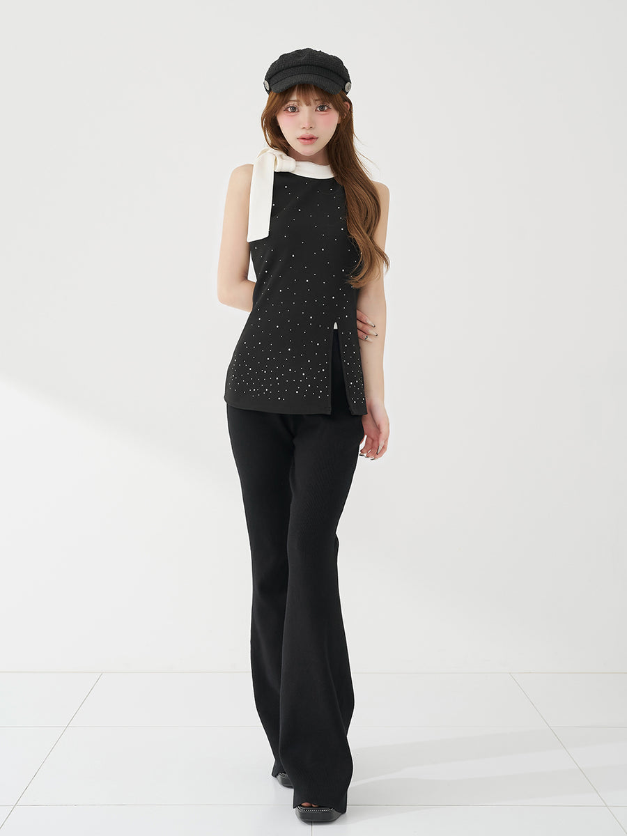 モデル：158cm（着用サイズ：FREE　着用カラー：BLK）
