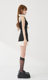 モデル：158cm（着用サイズ：FREE　着用カラー：BLK）