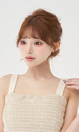 モデル：158cm（着用サイズ：FREE　着用カラー：IVO）