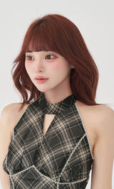 モデル：158cm（着用サイズ：FREE　着用カラー：BLK）